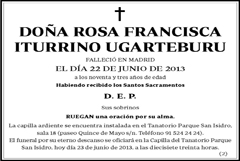 Rosa Francisca Iturrino